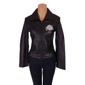 Planet Hollywood Hong Kong Collection Leather Jacket S Womens
